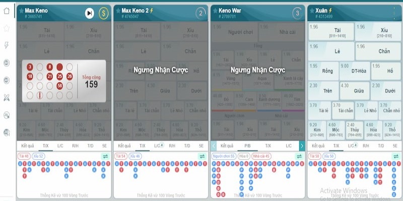 Kèo chẵn lẻ là một trong những cách chơi keno phổ biến