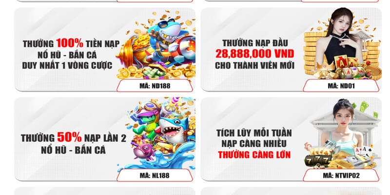Khuyến mãi nạp tiền lần 2 tặng ngay 50% giá trị