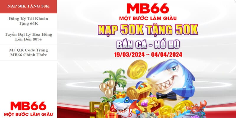 Tổng hợp các chương trình khuyến mãi nạp tiền MB66